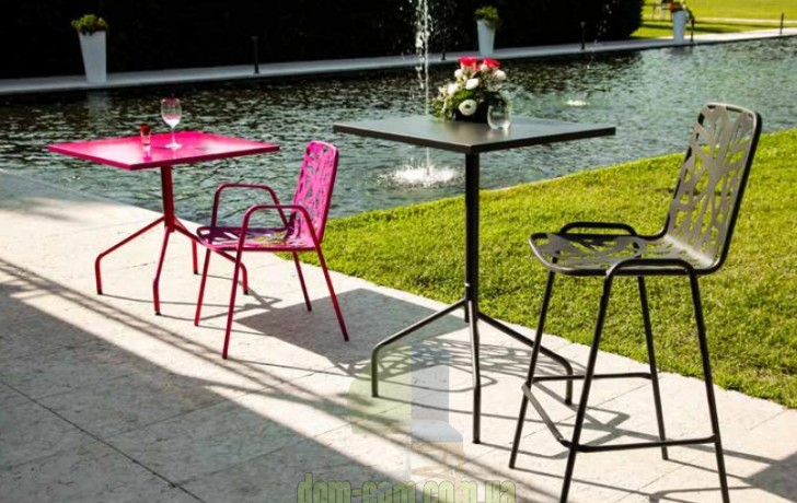 Дизайнерское металлическое кресло RDItalia Fancy Leaf