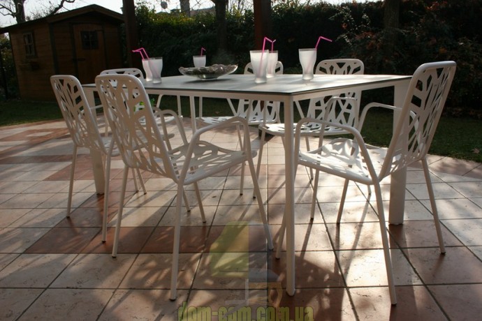 Дизайнерское металлическое кресло RDItalia Fancy Leaf