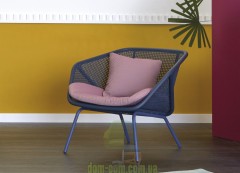 Кресло лаунж из венской соломки Miniforms Colony armchair