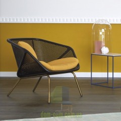 Кресло лаунж из венской соломки Miniforms Colony armchair