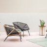 Кресло лаунж из венской соломки Miniforms Colony armchair