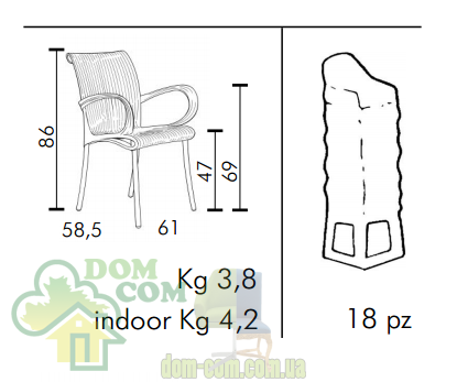 Кресло Nardi Dama