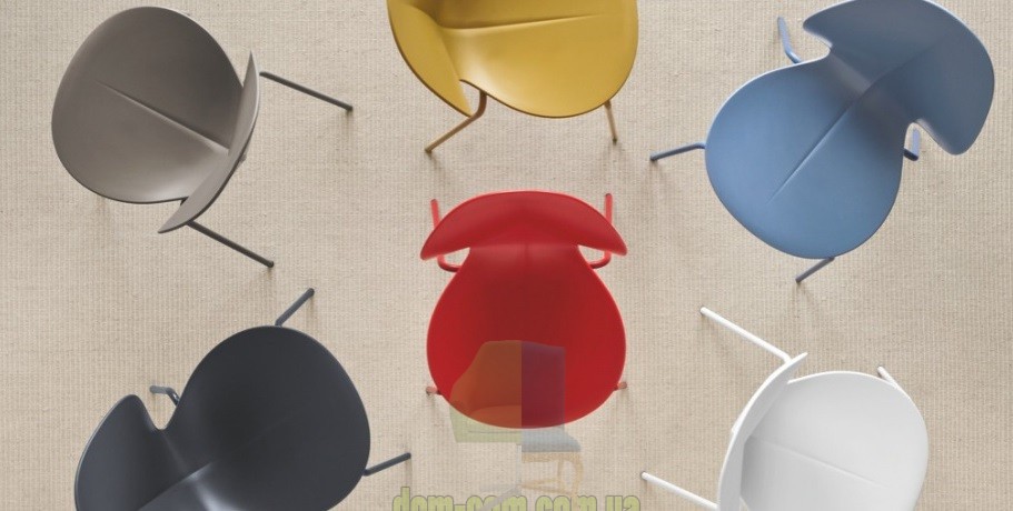 Стул с фигурной спинкой Calligaris Basil CS/1359