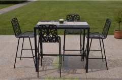 Дизайнерский металлический барный стул RDItalia Fancy Leaf