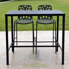 Дизайнерский металлический барный стул RDItalia Fancy Leaf