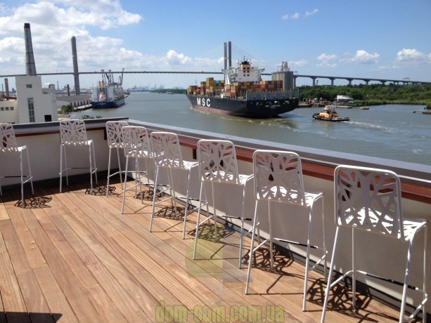 Дизайнерский металлический барный стул RDItalia Fancy Leaf