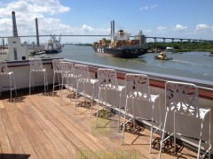 Дизайнерский металлический барный стул RDItalia Fancy Leaf