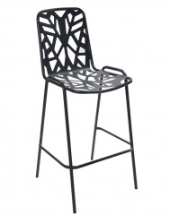 Дизайнерский металлический барный стул RDItalia Fancy Leaf
