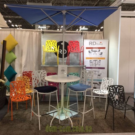 Дизайнерский металлический барный стул RDItalia Fancy Leaf