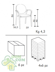 Кресло Nardi Gemma