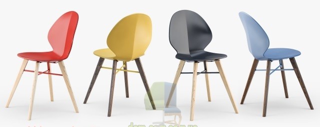 Стул на деревянных ножках Calligaris Basil CS/1820