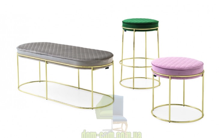 Барный мягкий табурет Calligaris Atollo CS/1876 CS/1877