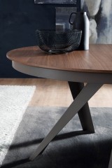 Круглый обеденный стол Emisfero Legno Ozzio Italia