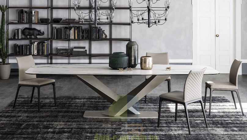 Стул со стеганной спинкой Cattelan Italia Arcadia Couture