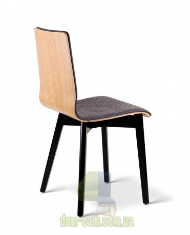 Стул на дубовом каркасе Delta Luka Soft RW черный