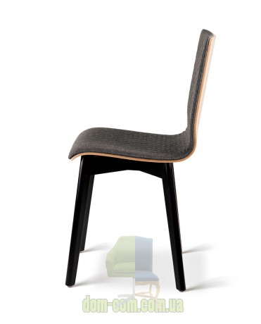 Стул на дубовом каркасе Delta Luka Soft RW черный