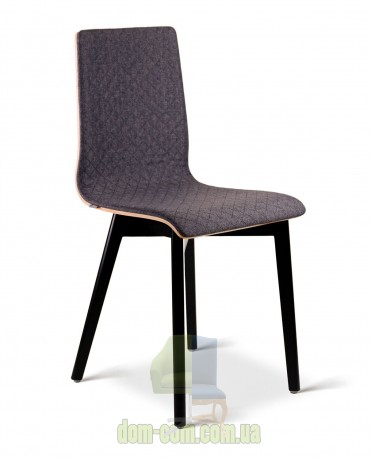 Стул на дубовом каркасе Delta Luka Soft RW черный