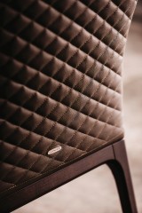 Стул c высокой  стеганной спинкой Cattelan Italia Arcadia Couture