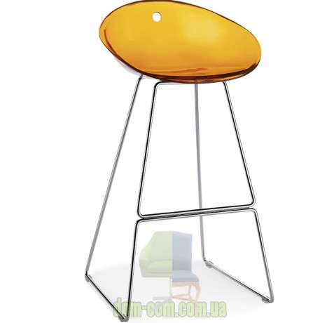 Полубарный стул прозрачный Pedrali Gliss 902