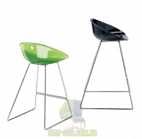 Полубарный стул прозрачный Pedrali Gliss 902