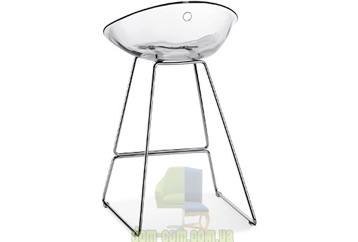 Полубарный стул прозрачный Pedrali Gliss 902