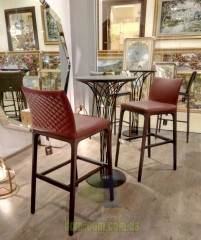 Барный или полубарный стул со стеганной спинкой Cattelan Italia Arcadia Couture