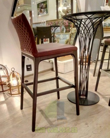 Барный или полубарный стул со стеганной спинкой Cattelan Italia Arcadia Couture