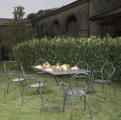 Красивый стул с подлокотниками для улицы RDItalia Fiona