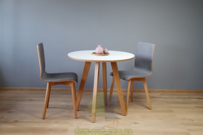 Круглый обеденный стол со столешницей HPL Sigma Vega