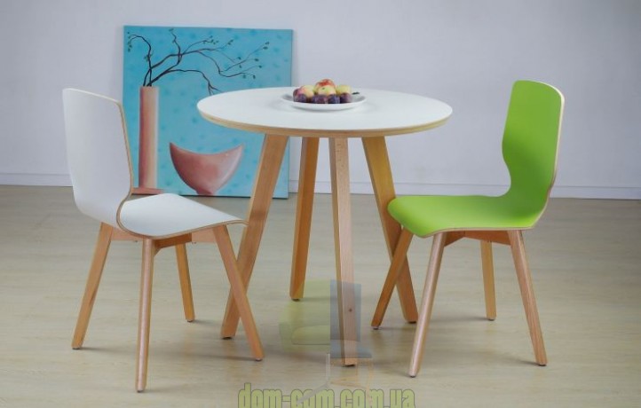 Круглый обеденный стол со столешницей HPL Sigma Vega