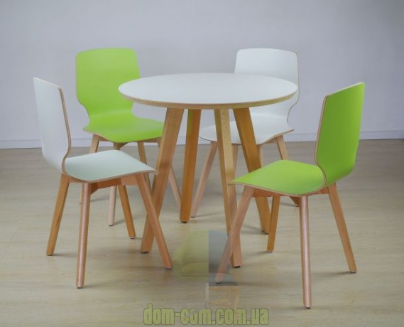 Круглый обеденный стол со столешницей HPL Sigma Vega