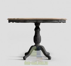Небольшой классический стол Dialma brown DB001598 DB002866