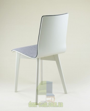Стул на буковом каркасе Delta Luka Soft RW белый