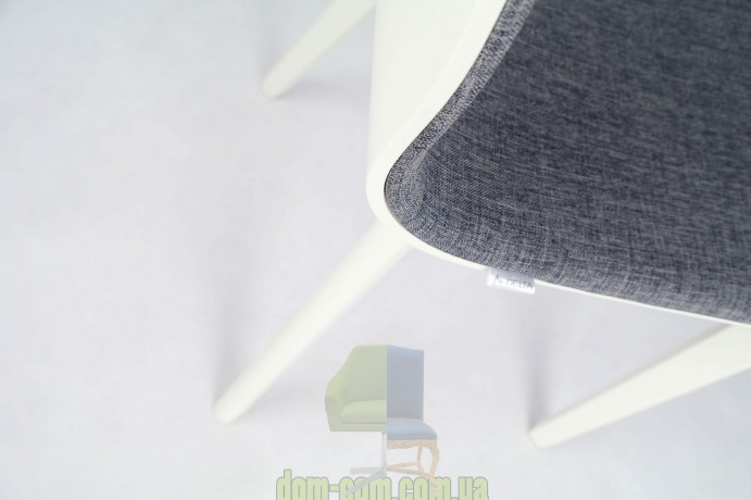 Стул на буковом каркасе Delta Luka Soft RW белый