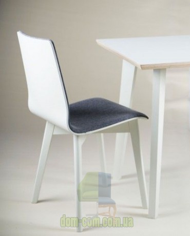 Стул на буковом каркасе Delta Luka Soft RW белый