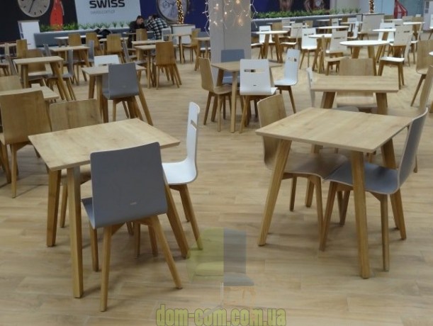 Квадратный обеденный стол со столешницей HPL Sigma Delta