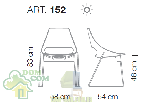 Стул Metalmobil Echo 152
