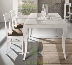 Стол с красивыми изогнутыми ногами Friulsedie Victor 