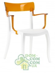 Стул с подлокотниками Papatya Hera-K белый