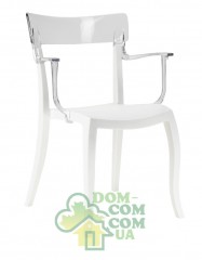 Стул с подлокотниками Papatya Hera-K белый