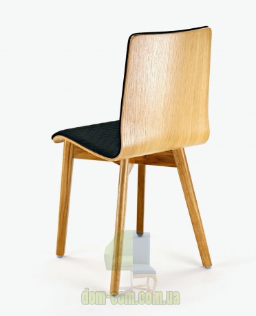 Стул на дубовом каркасе Delta Luka Soft RW черная ткань