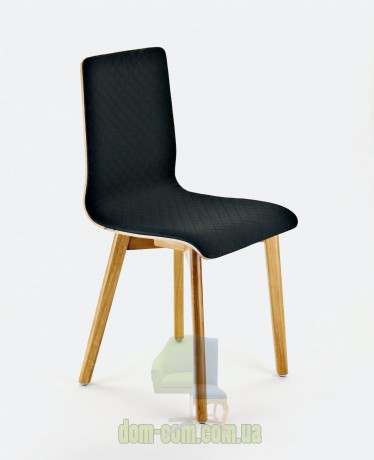 Стул на дубовом каркасе Delta Luka Soft RW черная ткань