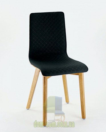 Стул на дубовом каркасе Delta Luka Soft RW черная ткань