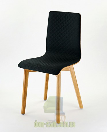 Стул на дубовом каркасе Delta Luka Soft RW черная ткань