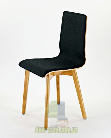 Стул на дубовом каркасе Delta Luka Soft RW черная ткань