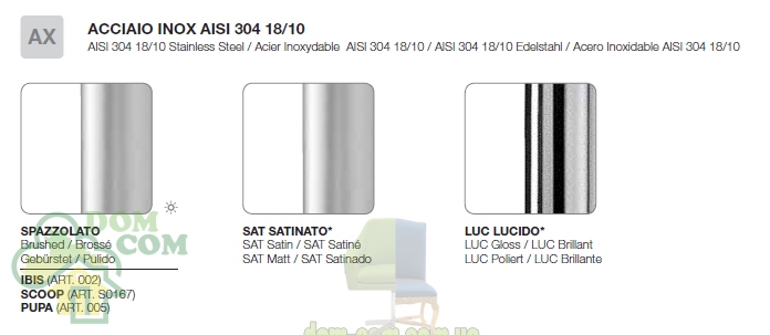 Стул Metalmobil Ibis 002