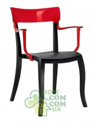 Стул с подлокотниками Papatya Hera-K черный