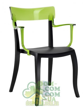 Стул с подлокотниками Papatya Hera-K черный