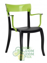 Стул с подлокотниками Papatya Hera-K черный