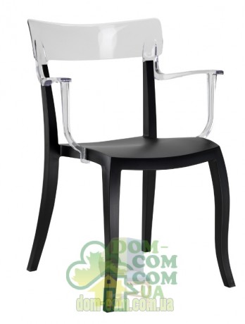 Стул с подлокотниками Papatya Hera-K черный